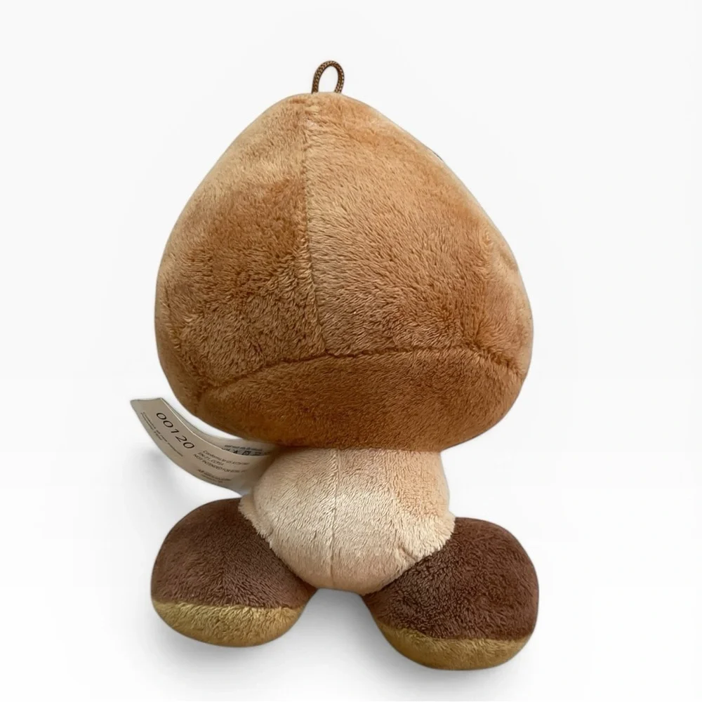 Super Mario Goomba Plush size 7” Brown Super Nintendo